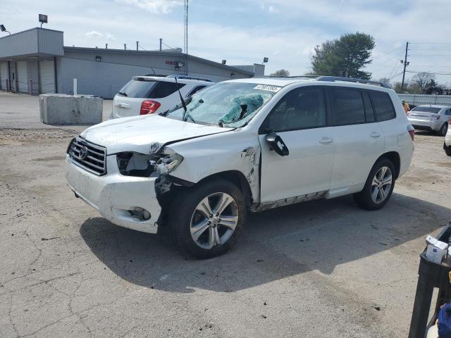 JTEES43A492139847 - 2009 TOYOTA HIGHLANDER SPORT WHITE photo 1