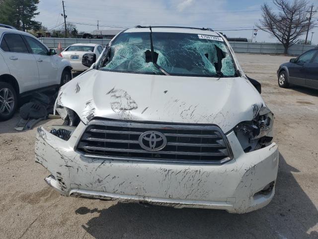 JTEES43A492139847 - 2009 TOYOTA HIGHLANDER SPORT WHITE photo 5