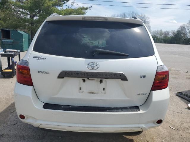 JTEES43A492139847 - 2009 TOYOTA HIGHLANDER SPORT WHITE photo 6