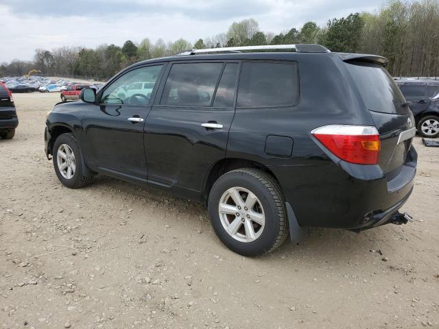 5TDBK3EH0AS009525 - 2010 TOYOTA HIGHLANDER BLACK photo 2