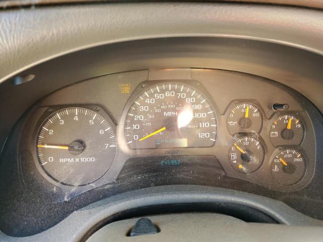 1GNDS13S222248411 - 2002 CHEVROLET TRAILBLAZE GREEN photo 9