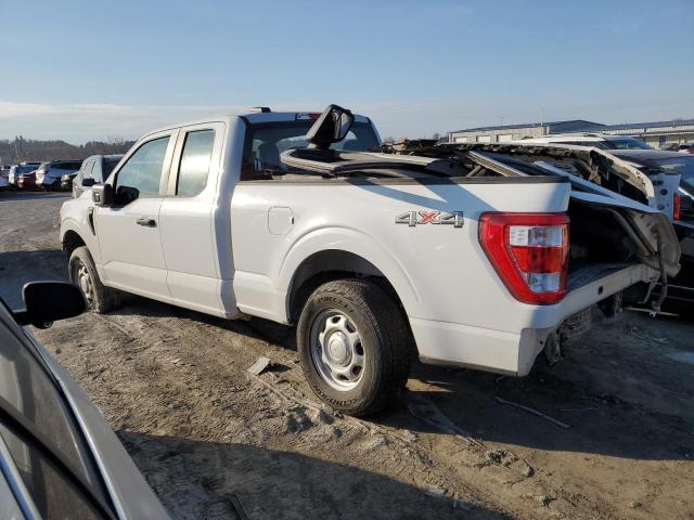 1FTEX1EP3NKD75292 - 2022 FORD F150 SUPER CAB WHITE photo 2