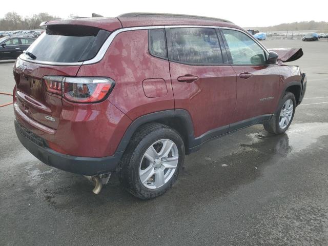 3C4NJDBB8NT231599 - 2022 JEEP COMPASS LATITUDE RED photo 3