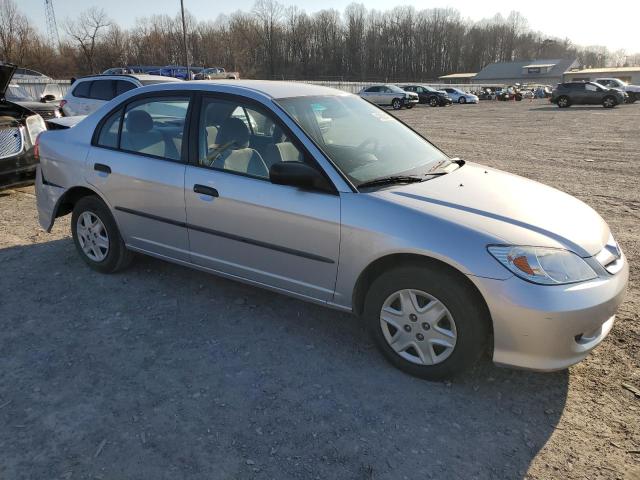 2HGES16304H626545 - 2004 HONDA CIVIC DX VP ვერცხლისფერი ფოტო 4