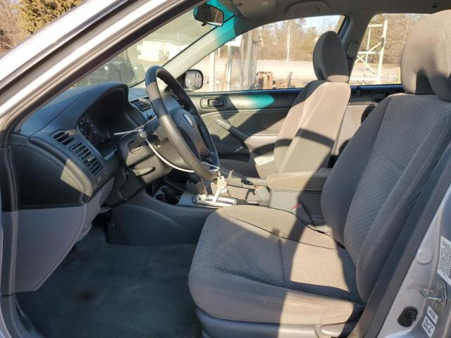 2HGES16304H626545 - 2004 HONDA CIVIC DX VP ვერცხლისფერი ფოტო 7