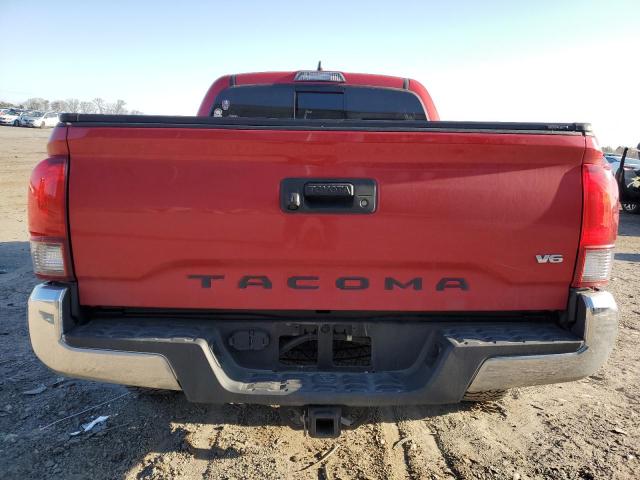 3TMAZ5CN6JM064010 - 2018 TOYOTA TACOMA DOUBLE CAB RED photo 6