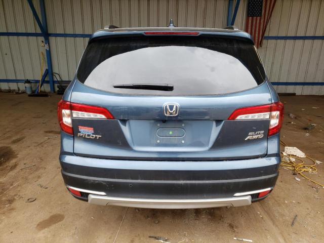 5FNYF6H06MB050434 - 2021 HONDA PILOT ELITE BLUE photo 6