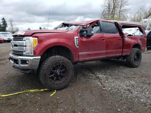 1FT8W3BT0HEE15926 - 2017 FORD F350 SUPER DUTY RED photo 1