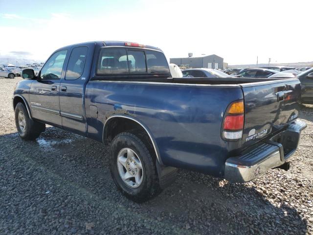 5TBBT441X4S455458 - 2004 TOYOTA TUNDRA ACCESS CAB SR5 BLUE photo 2