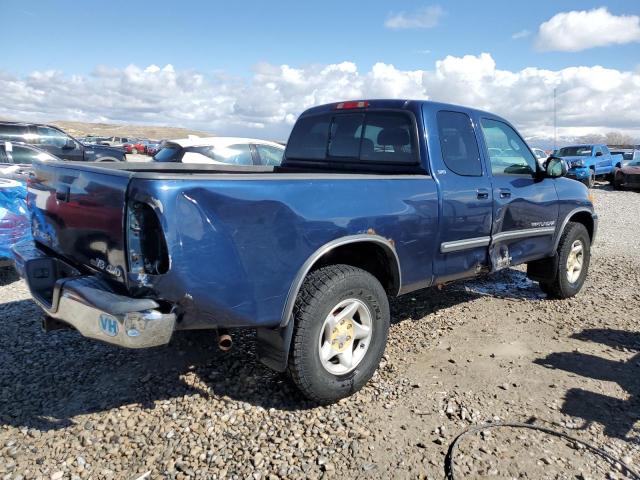 5TBBT441X4S455458 - 2004 TOYOTA TUNDRA ACCESS CAB SR5 BLUE photo 3