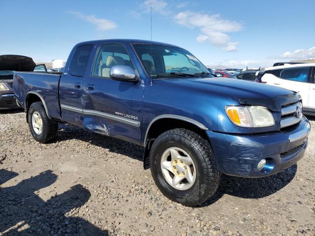 5TBBT441X4S455458 - 2004 TOYOTA TUNDRA ACCESS CAB SR5 BLUE photo 4
