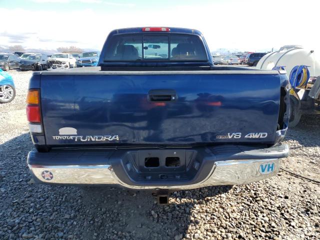 5TBBT441X4S455458 - 2004 TOYOTA TUNDRA ACCESS CAB SR5 BLUE photo 6
