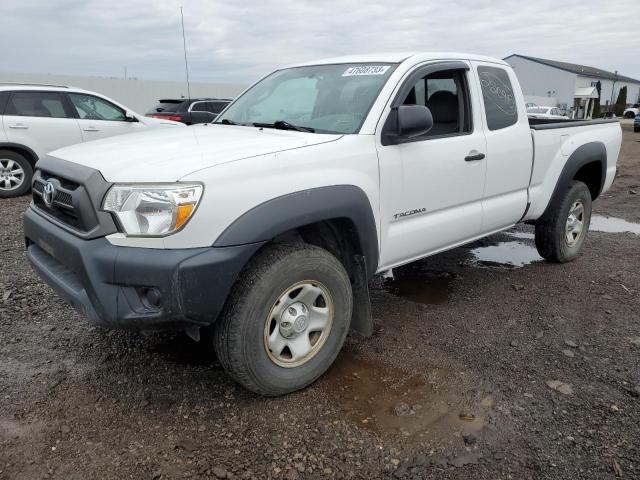 5TFUX4EN1EX028333 - 2014 TOYOTA TACOMA ACCESS CAB WHITE photo 1