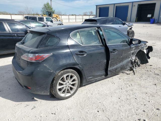 JTHKD5BH0C2097138 - 2012 LEXUS CT 200 BLACK photo 3