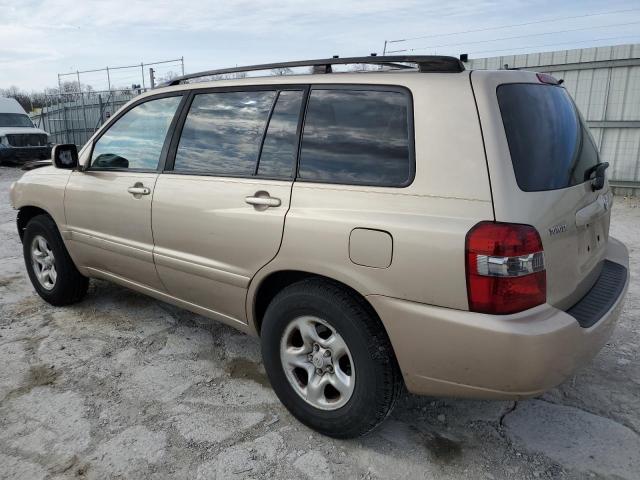 JTEGD21A640102653 - 2004 TOYOTA HIGHLANDER TAN photo 2