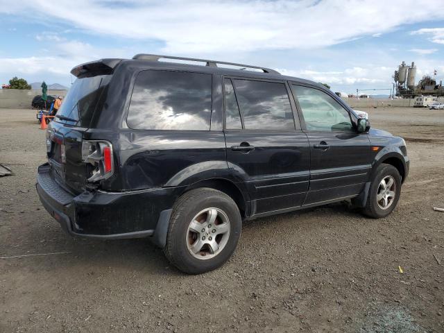 2HKYF186X7H502740 - 2007 HONDA PILOT EXL BLACK photo 3