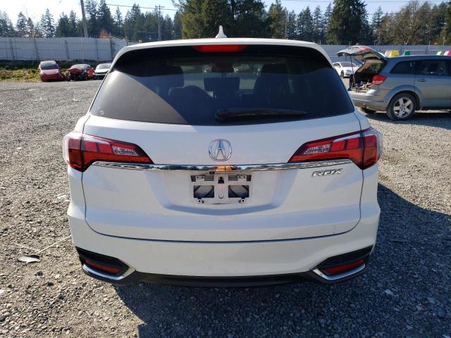 5J8TB3H39HL013140 - 2017 ACURA RDX WHITE photo 6