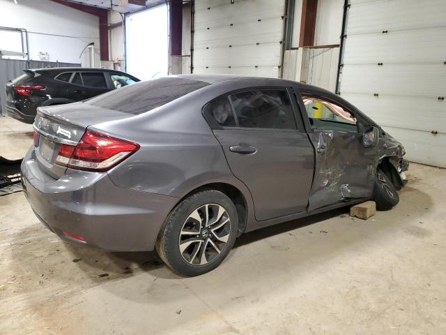 2HGFB2F80EH536724 - 2014 HONDA CIVIC EX GRAY photo 3