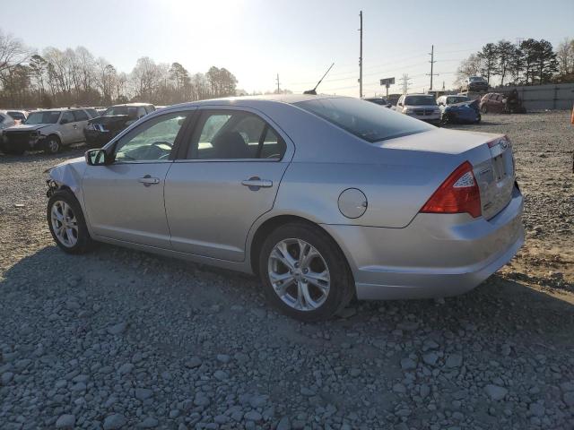 3FAHP0HA1CR290819 - 2012 FORD FUSION SE SILVER photo 2