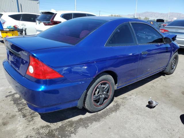 1HGEM22175L065852 - 2005 HONDA CIVIC DX VP BLUE photo 3