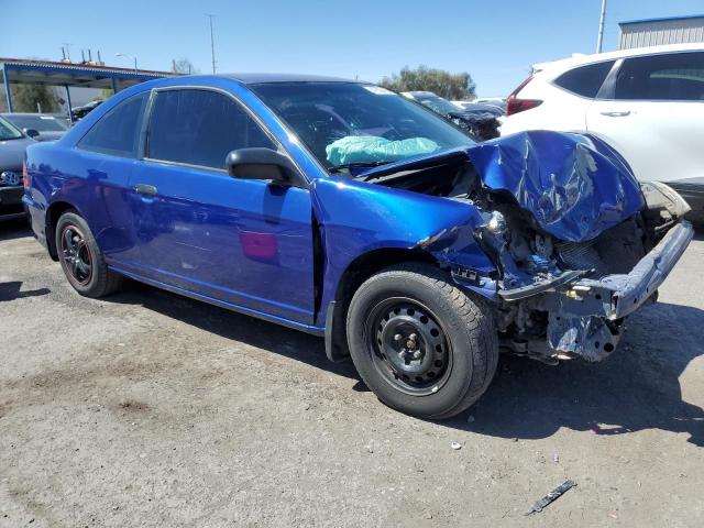 1HGEM22175L065852 - 2005 HONDA CIVIC DX VP BLUE photo 4