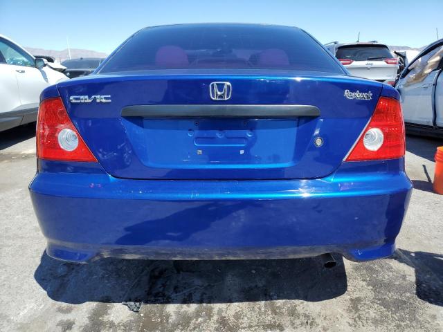1HGEM22175L065852 - 2005 HONDA CIVIC DX VP BLUE photo 6
