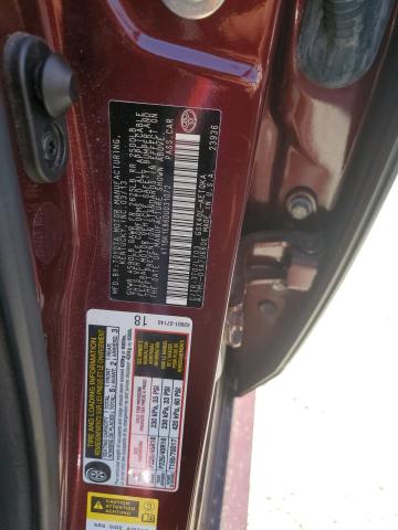 4T1BK1EB6DU031072 - 2013 TOYOTA AVALON BASE 栗色 照片 12