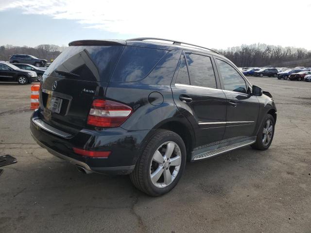 4JGBB8GB3BA675343 - 2011 MERCEDES-BENZ ML 350 4MATIC BLACK photo 3