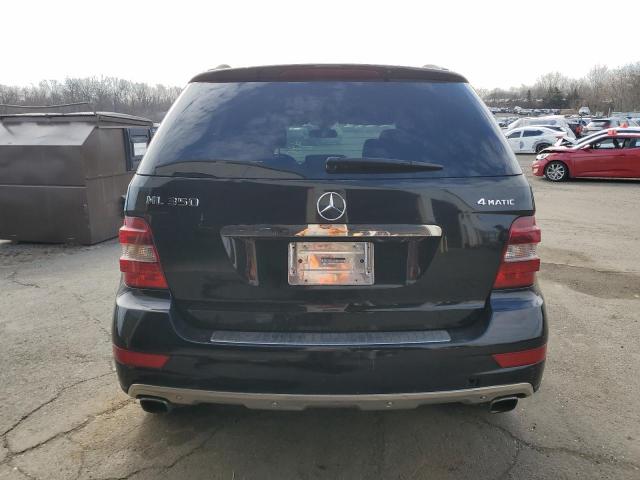 4JGBB8GB3BA675343 - 2011 MERCEDES-BENZ ML 350 4MATIC BLACK photo 6