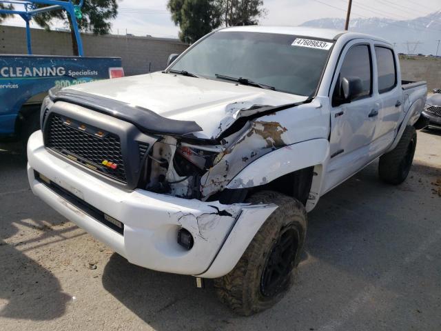 5TEJU62N46Z221100 - 2006 TOYOTA TACOMA DOUBLE CAB PRERUNNER WHITE photo 1