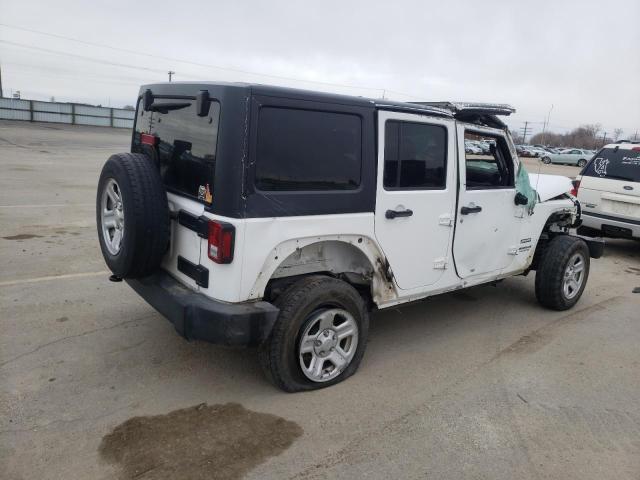 1C4BJWDG1GL203200 - 2016 JEEP WRANGLER U SPORT WHITE photo 3