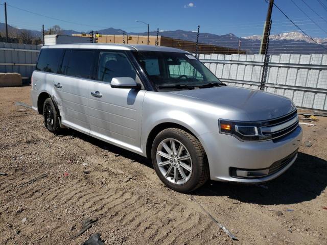 2FMHK6D8XFBA05726 - 2015 FORD FLEX LIMITED SILVER photo 4