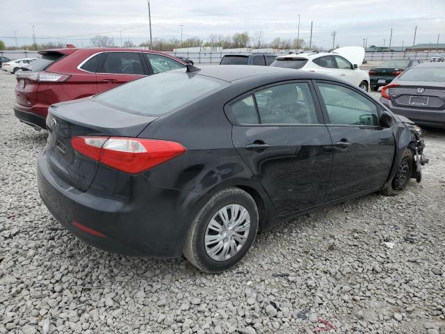 KNAFK4A66F5367427 - 2015 KIA FORTE LX BLACK photo 3