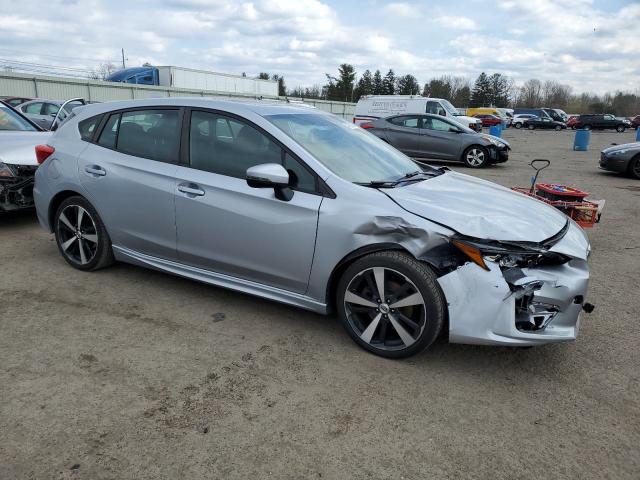 4S3GTAL68J3753383 - 2018 SUBARU IMPREZA SPORT SILVER photo 4