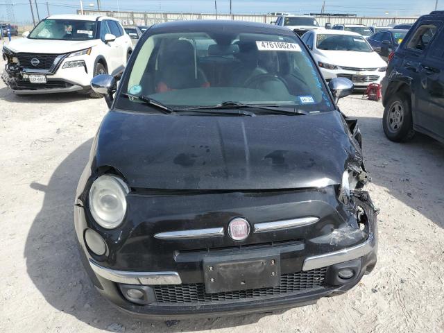 3C3CFFCR9CT365880 - 2012 FIAT 500 LOUNGE BLACK photo 5