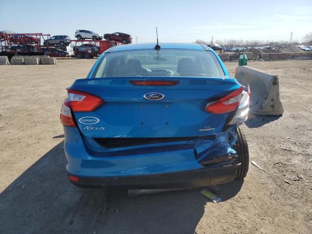 1FADP3F2XEL147901 - 2014 FORD FOCUS SE BLUE photo 6