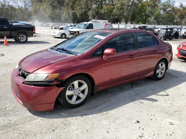 2HGFA15968H024705 - 2008 HONDA CIVIC EXL BURGUNDY photo 1