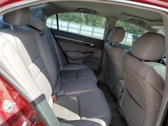 2HGFA15968H024705 - 2008 HONDA CIVIC EXL BURGUNDY photo 10
