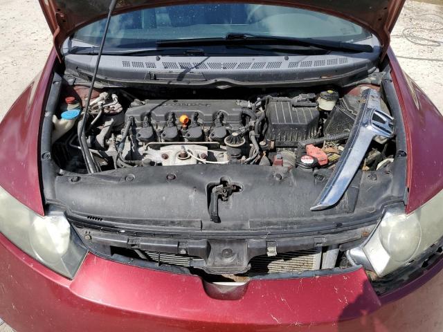 2HGFA15968H024705 - 2008 HONDA CIVIC EXL BURGUNDY photo 11