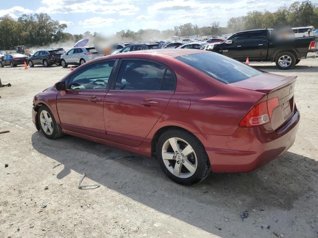 2HGFA15968H024705 - 2008 HONDA CIVIC EXL BURGUNDY photo 2