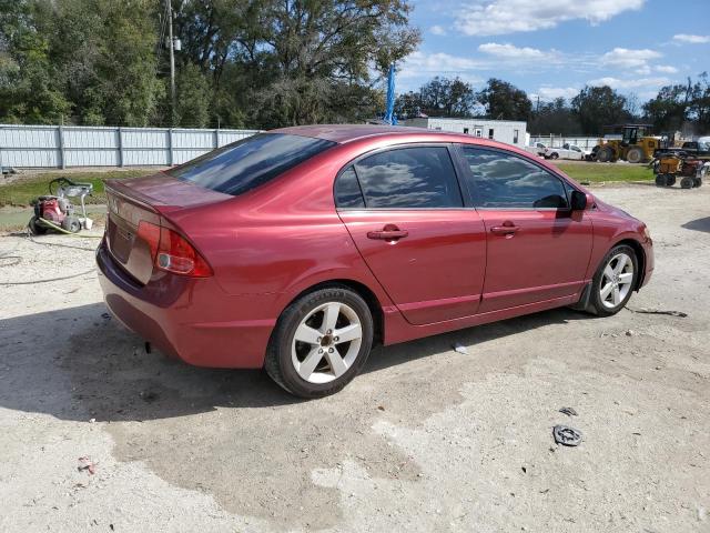 2HGFA15968H024705 - 2008 HONDA CIVIC EXL BURGUNDY photo 3