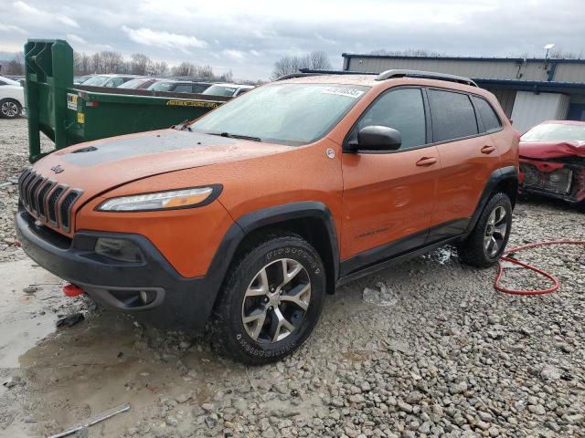 1C4PJMBS8GW322538 - 2016 JEEP CHEROKEE TRAILHAWK ORANGE photo 1