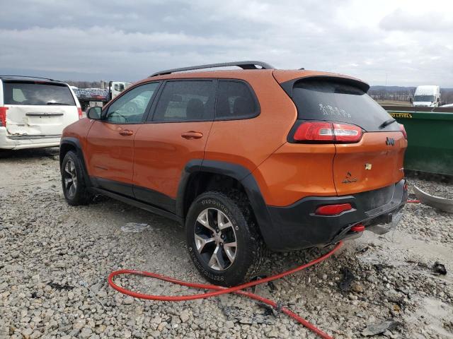 1C4PJMBS8GW322538 - 2016 JEEP CHEROKEE TRAILHAWK ORANGE photo 2