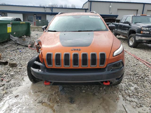 1C4PJMBS8GW322538 - 2016 JEEP CHEROKEE TRAILHAWK ORANGE photo 5