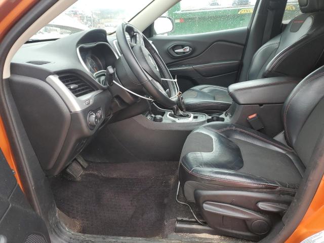 1C4PJMBS8GW322538 - 2016 JEEP CHEROKEE TRAILHAWK ORANGE photo 7
