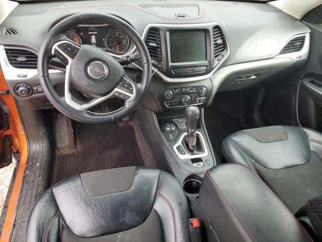 1C4PJMBS8GW322538 - 2016 JEEP CHEROKEE TRAILHAWK ORANGE photo 8