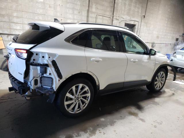 1FMCU9J98NUA89475 - 2022 FORD ESCAPE TITANIUM WHITE photo 3