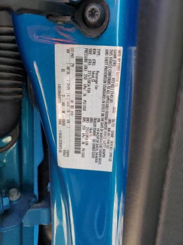 1FADP3F28DL364068 - 2013 FORD FOCUS SE BLUE photo 12