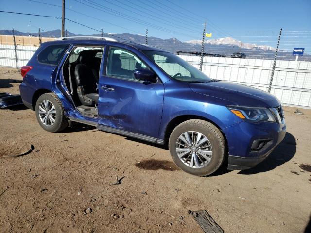 5N1DR2CM5LC584797 - 2020 NISSAN PATHFINDER SL BLUE photo 4