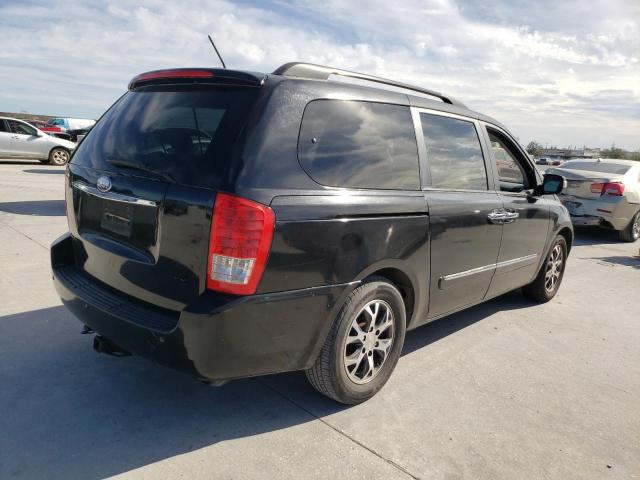 KNDMH4C73E6535807 - 2014 KIA SEDONA EX BLACK photo 3